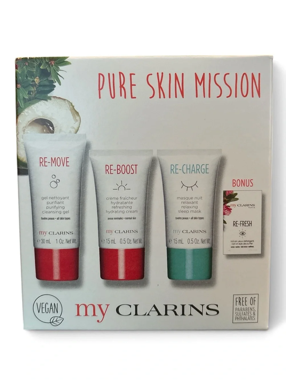 My Clarins Pure Skin Mission 4-Piece Skincare Set